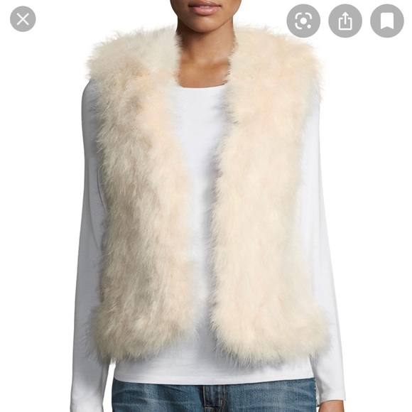 Club Monaco violet feather vest - Picture 4 of 5